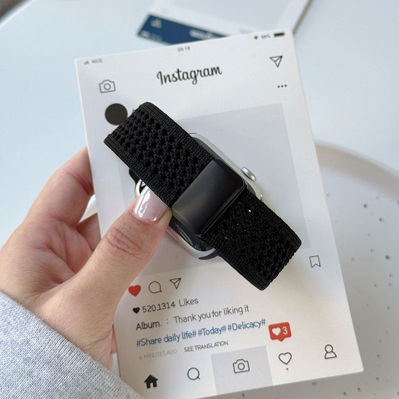 【ふんわりカラー】マグネットナイロンアップルウォッチバンド【Apple Watch】