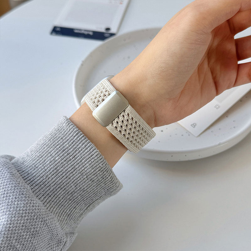 【ふんわりカラー】マグネットナイロンアップルウォッチバンド【Apple Watch】