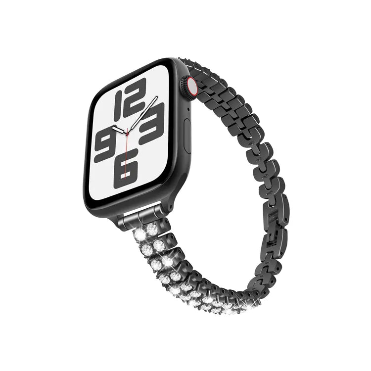 【全3色】ラグジュアリーストーンメタルアップルウォッチバンド【Apple Watch】