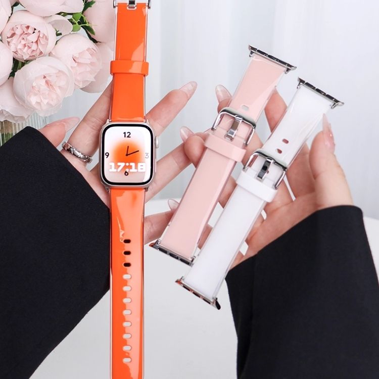 【全5色】クリアシリコンアップルウォッチバンド【Apple Watch】