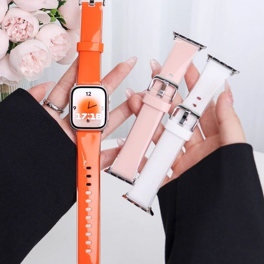 【全5色】クリアシリコンアップルウォッチバンド【Apple Watch】
