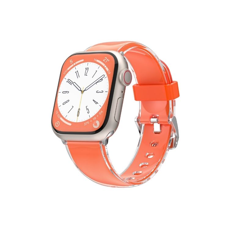 【全5色】クリアシリコンアップルウォッチバンド【Apple Watch】