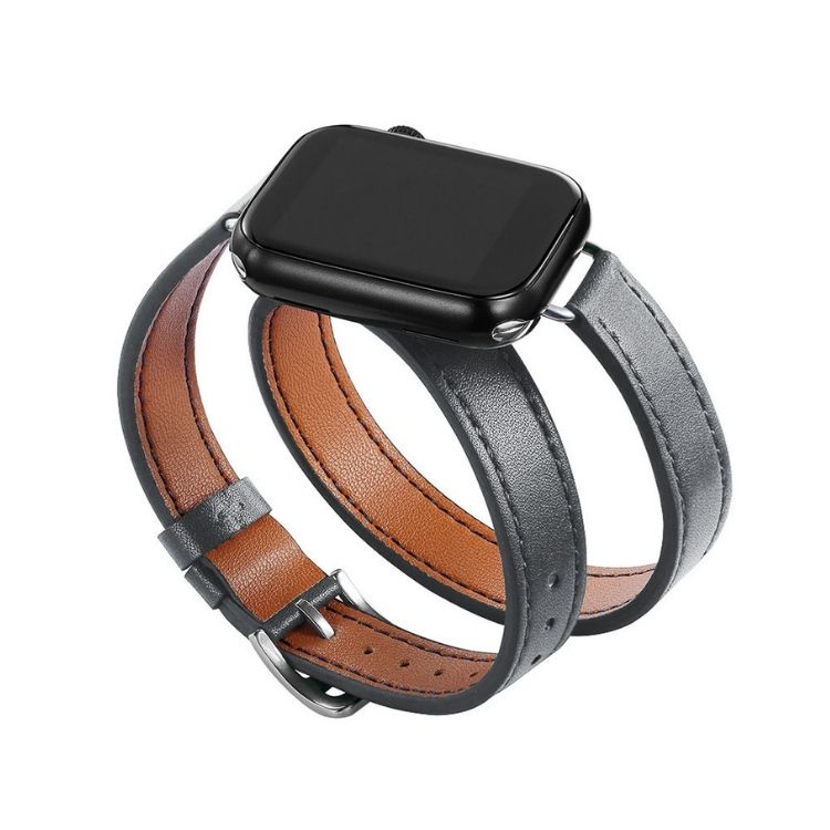 【全13色】ダブルループレザーアップルウォッチバンド【Apple Watch】