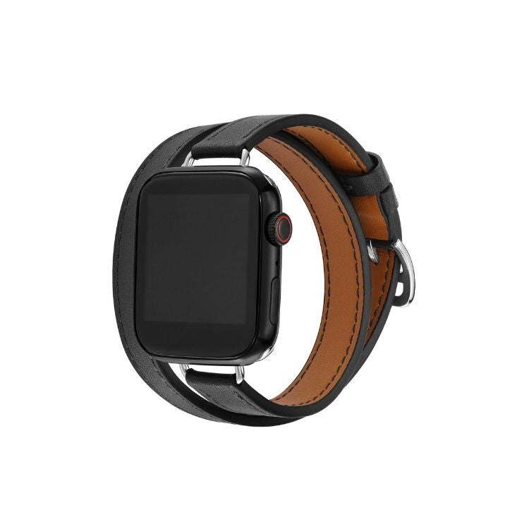 【全13色】ダブルループレザーアップルウォッチバンド【Apple Watch】