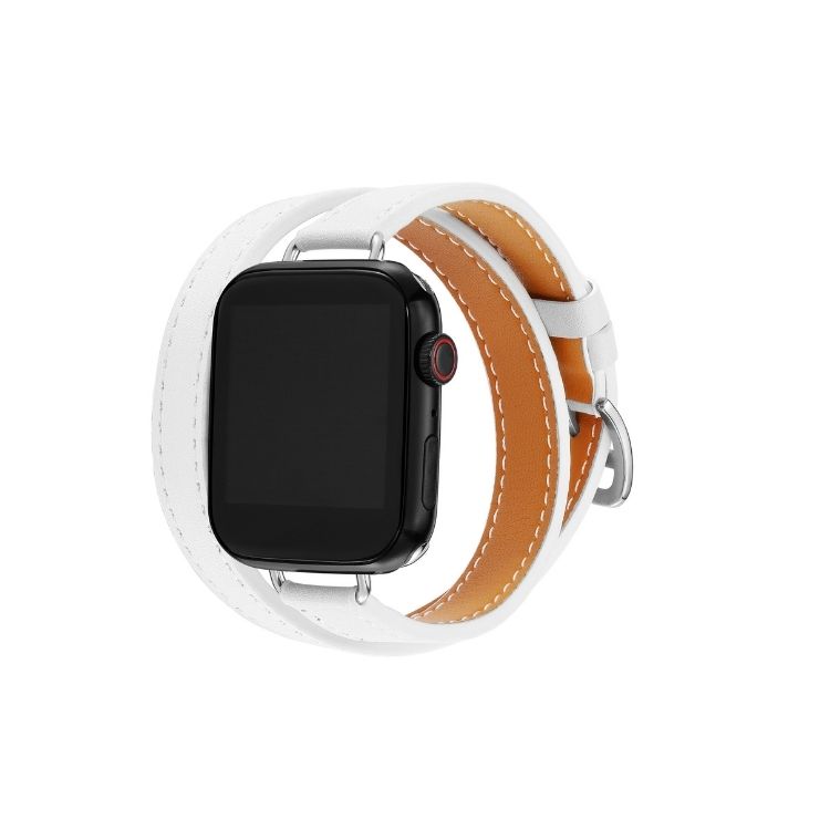 【全13色】ダブルループレザーアップルウォッチバンド【Apple Watch】