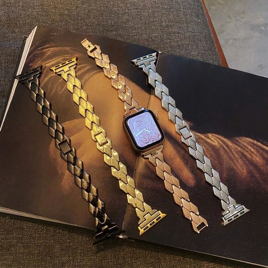 【ジュエリーのように煌めく】ダイヤチェーンアップルウォッチバンド【Apple Watch】