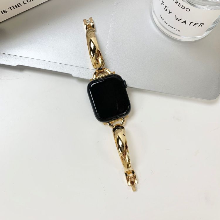 【洗練デザイン】メタルブレスアップルウォッチバンド【Apple Watch】