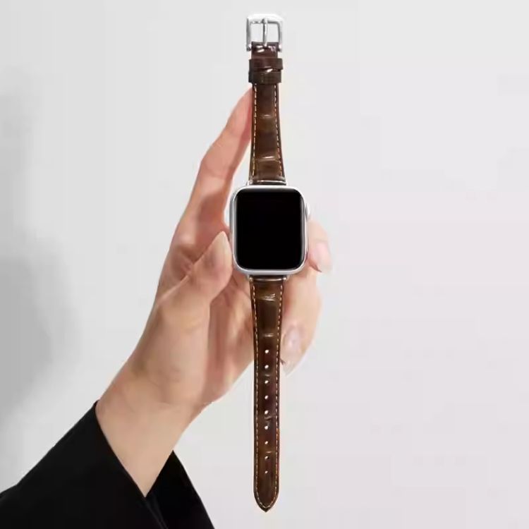 【クラシカルな気品】シック本革アップルウォッチバンド【Apple Watch】