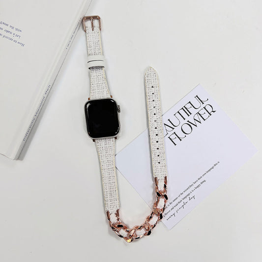 ツイードダブルループバンド【Apple Watch】