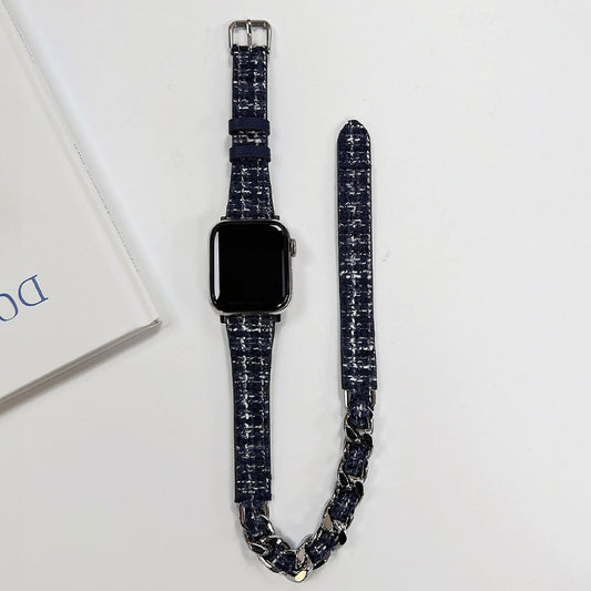 ツイードダブルループバンド【Apple Watch】