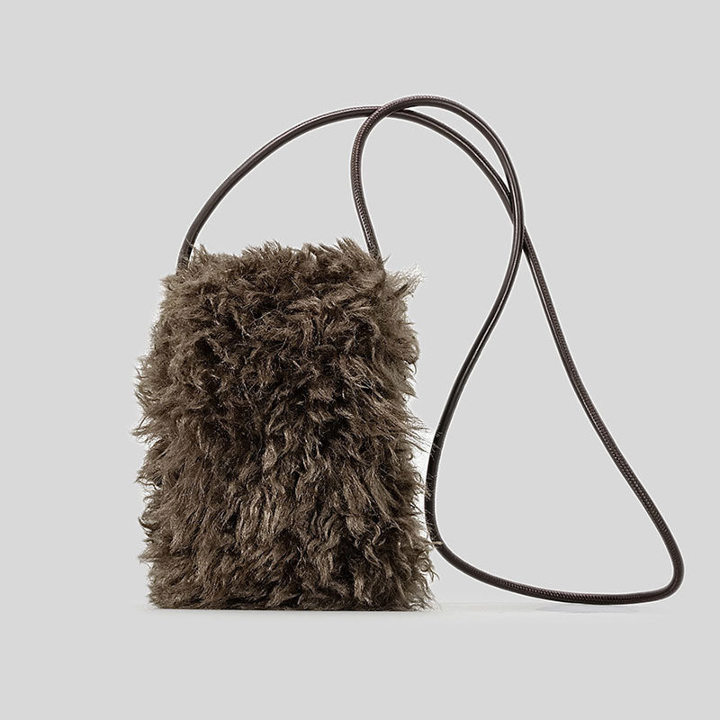 【あったか可愛い】ウールタッチスマホショルダーバッグ【その他のタイプ】