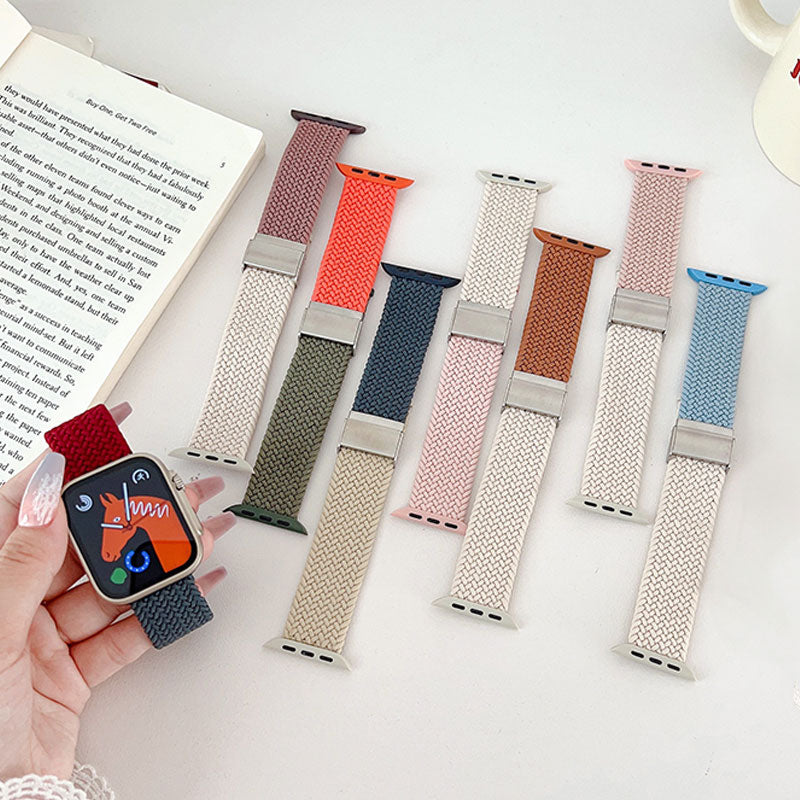 【全14色】編み込みナイロンアップルウォッチバンド【Apple Watch】