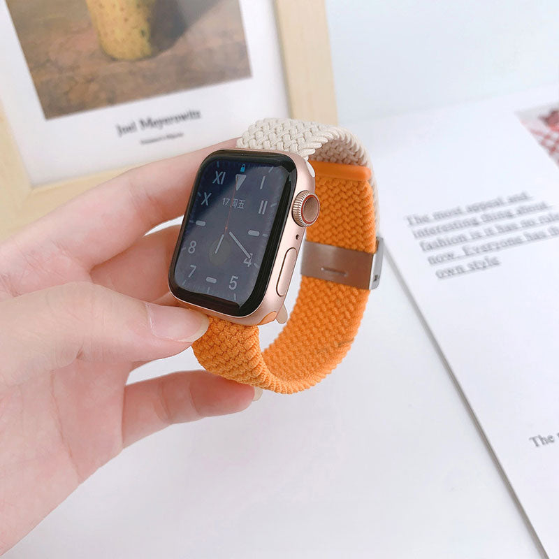 【全14色】編み込みナイロンアップルウォッチバンド【Apple Watch】