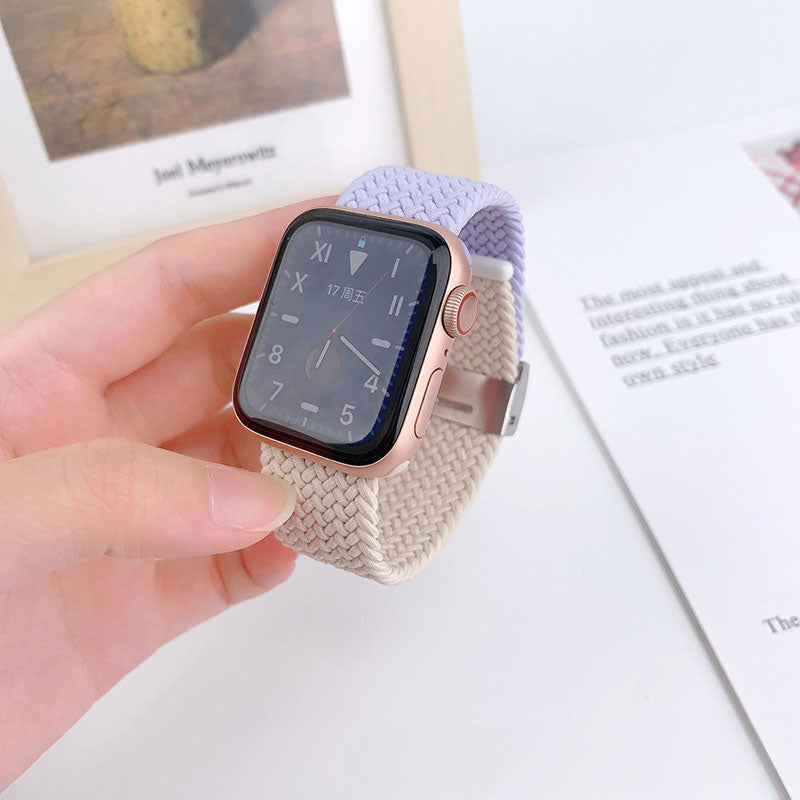 【全14色】編み込みナイロンアップルウォッチバンド【Apple Watch】